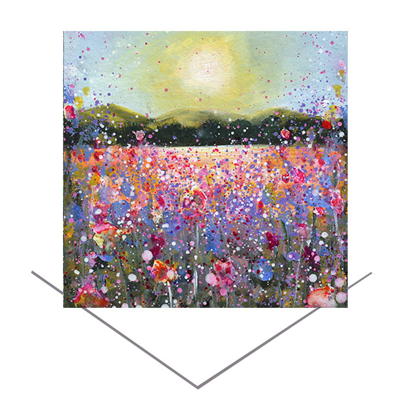 Morning Glory  Greetings Card